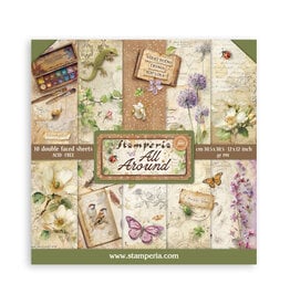 STAMPERIA STAMPERIA ALL AROUND 12x12 PAPER PACK 10 SHEETS