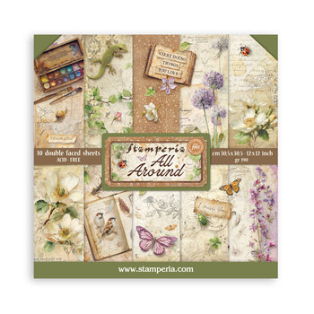 STAMPERIA STAMPERIA ALL AROUND 12x12 PAPER PACK 10 SHEETS
