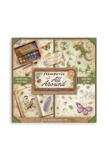 STAMPERIA STAMPERIA ALL AROUND MAXI PAD 12x12 PAPER PACK 22 SHEETS