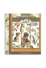 STAMPERIA STAMPERIA ALL AROUND 20.5cm X 23cm ASSORTED RUB-ONS 6/PK