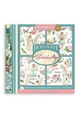 STAMPERIA STAMPERIA WONDERLAND ASSORTED RUB-ONS 6/PK