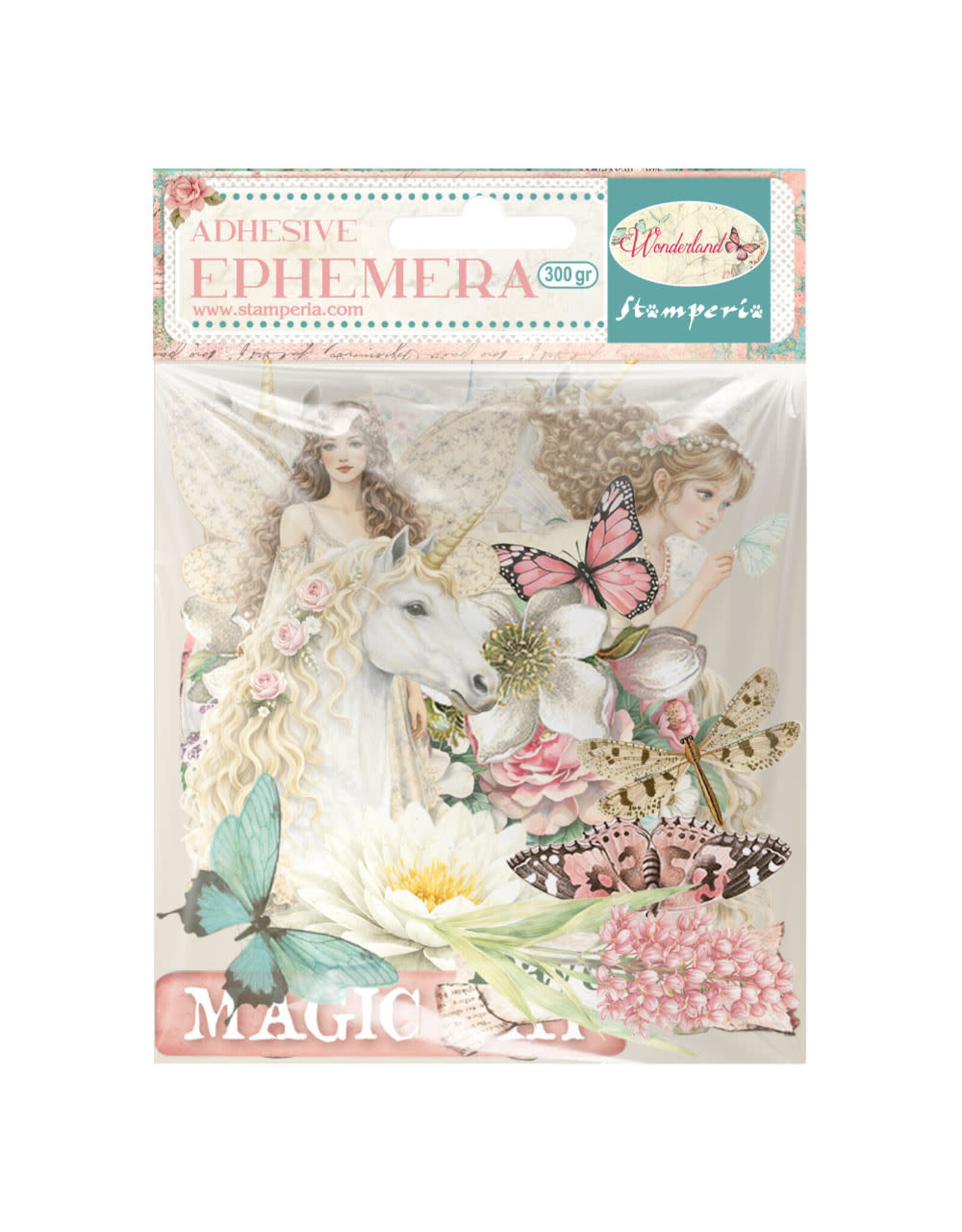 STAMPERIA STAMPERIA WONDERLAND EPHEMERA ADHESIVE PAPER CUT OUTS