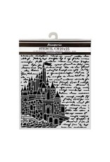 STAMPERIA STAMPERIA WONDERLAND CASTLE 20x25cm STENCIL