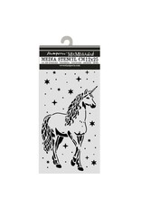 STAMPERIA STAMPERIA WONDERLAND UNICORN 12x25cm STENCIL