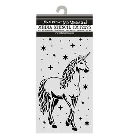 STAMPERIA STAMPERIA WONDERLAND UNICORN 12x25cm STENCIL