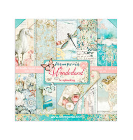 STAMPERIA STAMPERIA WONDERLAND 12x12 PAPER PACK 10 SHEETS
