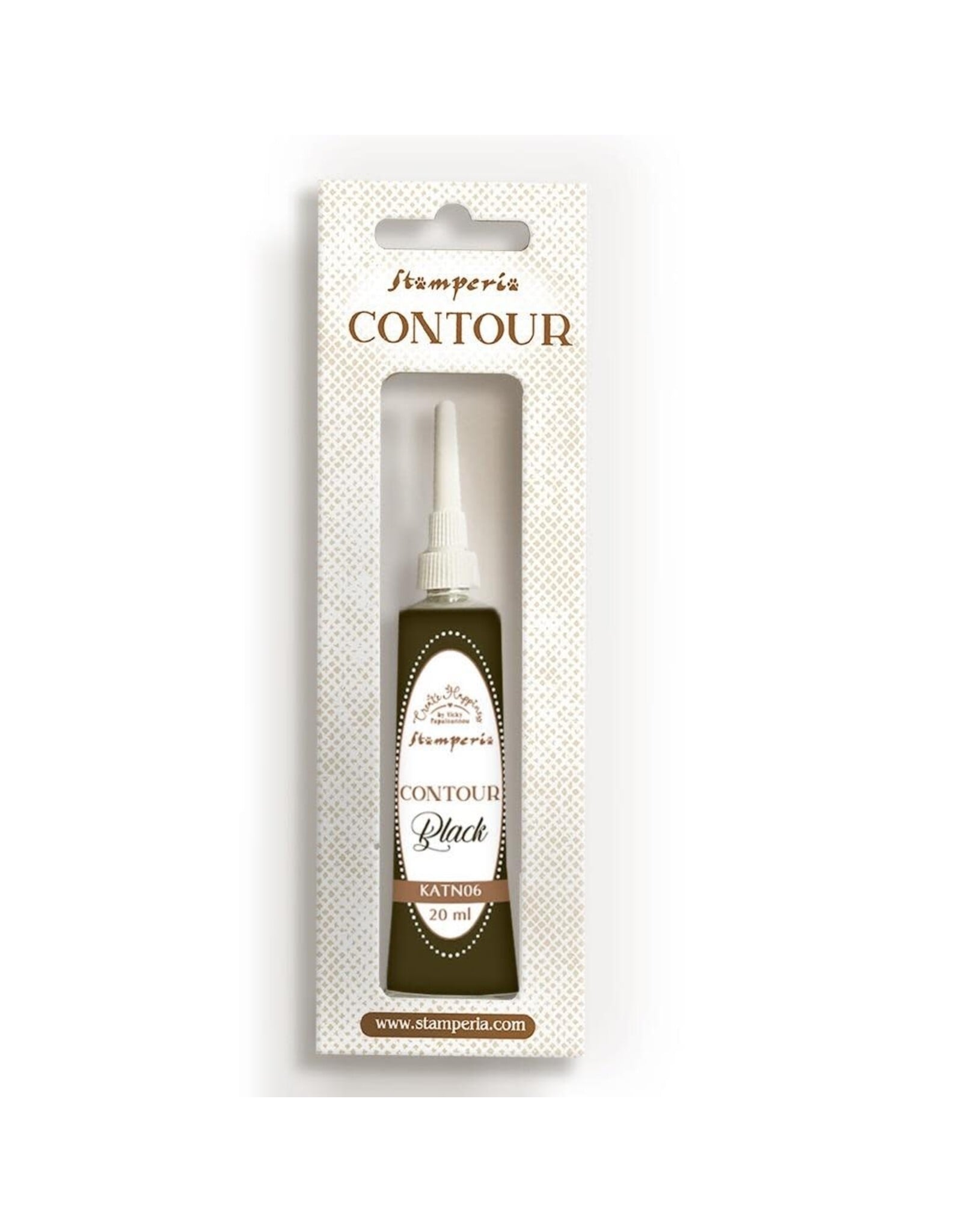 STAMPERIA STAMPERIA VICKY PAPAIOANNOU CREATE HAPPINESS BLACK CONTOUR LINER