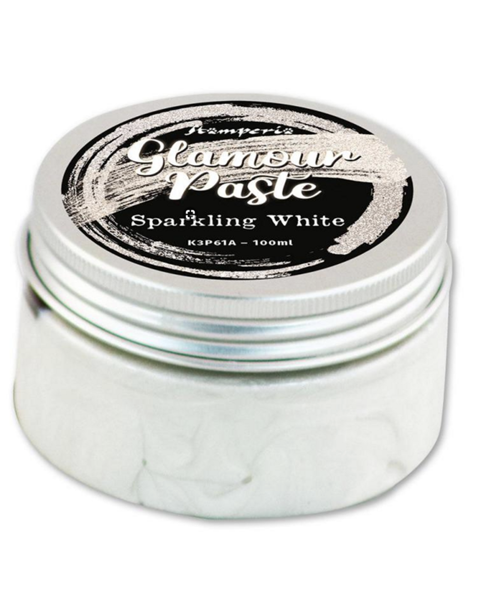 STAMPERIA STAMPERIA GLAMOUR PASTE SPARKLING WHITE 100ML