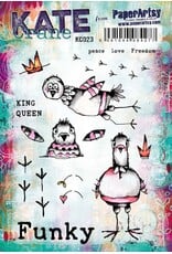 PAPER ARTSY PAPER ARTSY KATE CRANE KC023 CLING STAMP SET