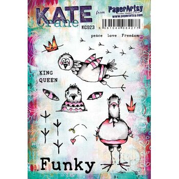 PAPER ARTSY PAPER ARTSY KATE CRANE KC023 CLING STAMP SET