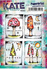 PAPER ARTSY PAPER ARTSY KATE CRANE KC022 CLING STAMP SET