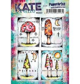 PAPER ARTSY PAPER ARTSY KATE CRANE KC022 CLING STAMP SET