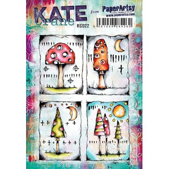 PAPER ARTSY PAPER ARTSY KATE CRANE KC022 CLING STAMP SET