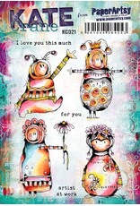 PAPER ARTSY PAPER ARTSY KATE CRANE KC021 CLING STAMP SET