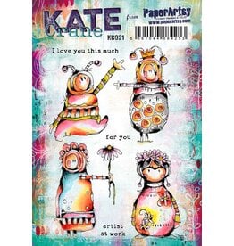 PAPER ARTSY PAPER ARTSY KATE CRANE KC021 CLING STAMP SET