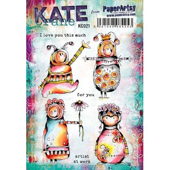 PAPER ARTSY PAPER ARTSY KATE CRANE KC021 CLING STAMP SET