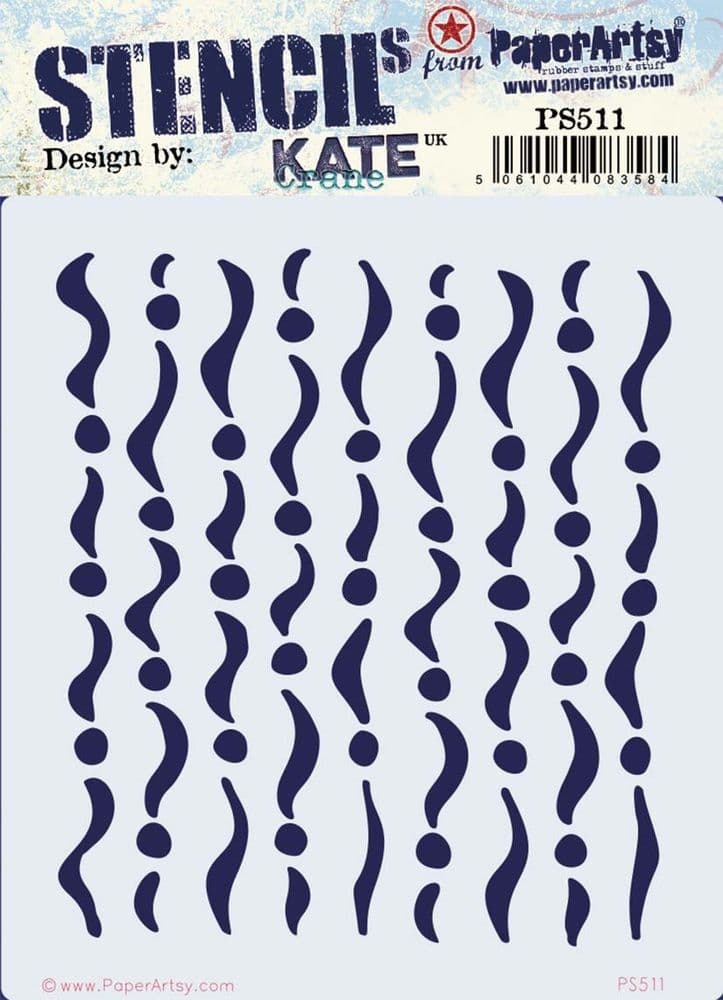 PAPER ARTSY PAPER ARTSY KATE CRANE PS511 STENCIL