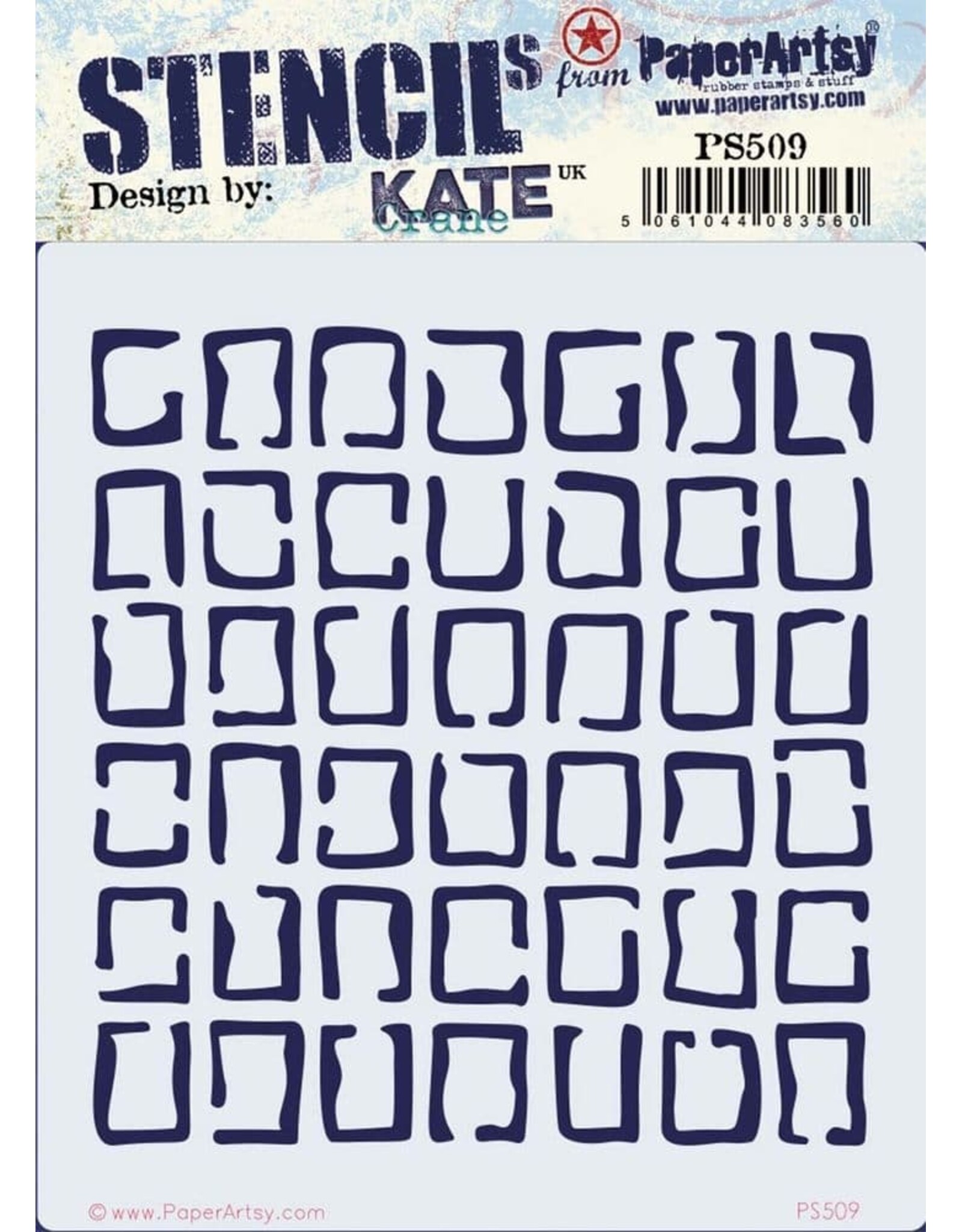 PAPER ARTSY PAPER ARTSY KATE CRANE PS509 STENCIL