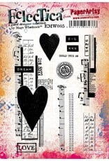 PAPER ARTSY PAPER ARTSY ECLECTICA MAGS WOODCOCK EMW005 CLING STAMP SET