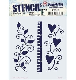 PAPER ARTSY PAPER ARTSY ECLECTICA MAGS WOODCOCK PS516 STENCIL