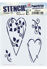 PAPER ARTSY PAPER ARTSY ECLECTICA MAGS WOODCOCK PS515 STENCIL