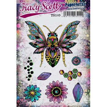 PAPER ARTSY PAPER ARTSY TRACY SCOTT TS109 CLING STAMP SET