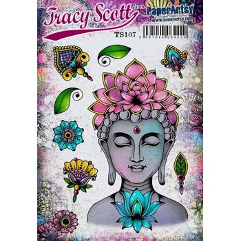 PAPER ARTSY PAPER ARTSY TRACY SCOTT TS107 CLING STAMP SET