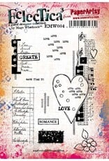 PAPER ARTSY PAPER ARTSY ECLECTICA MAGS WOODCOCK EMW004 CLING STAMP SET