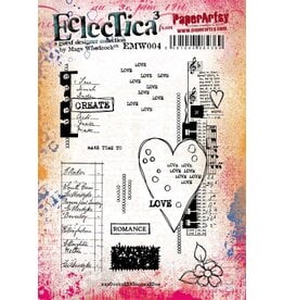PAPER ARTSY PAPER ARTSY ECLECTICA MAGS WOODCOCK EMW004 CLING STAMP SET