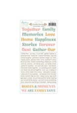 MINTAY MINTAY FAMILY STORIES 6x12 PAPER STICKERS - WORDS