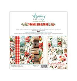 MINTAY MINTAY SUMMER HIGHLANDS 8x8 PAPER PAD 24 SHEETS