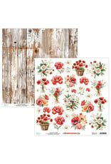 MINTAY MINTAY SUMMER HIGHLANDS FLORA 12x12 CARDSTOCK