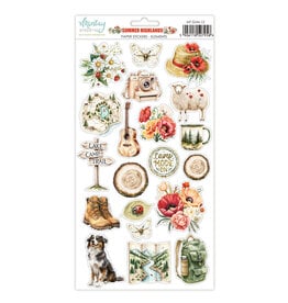 MINTAY MINTAY SUMMER HIGHLANDS 6x12 PAPER STICKERS - ELEMENTS