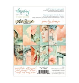 MINTAY MINTAY ART JOURNAL PEACHY BREEZE 6x8 PAPER PAD 24 SHEETS