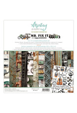 MINTAY MINTAY MR. FIX IT 12x12 COLLECTION PACK 12 SHEETS + BONUS CUTOUTS