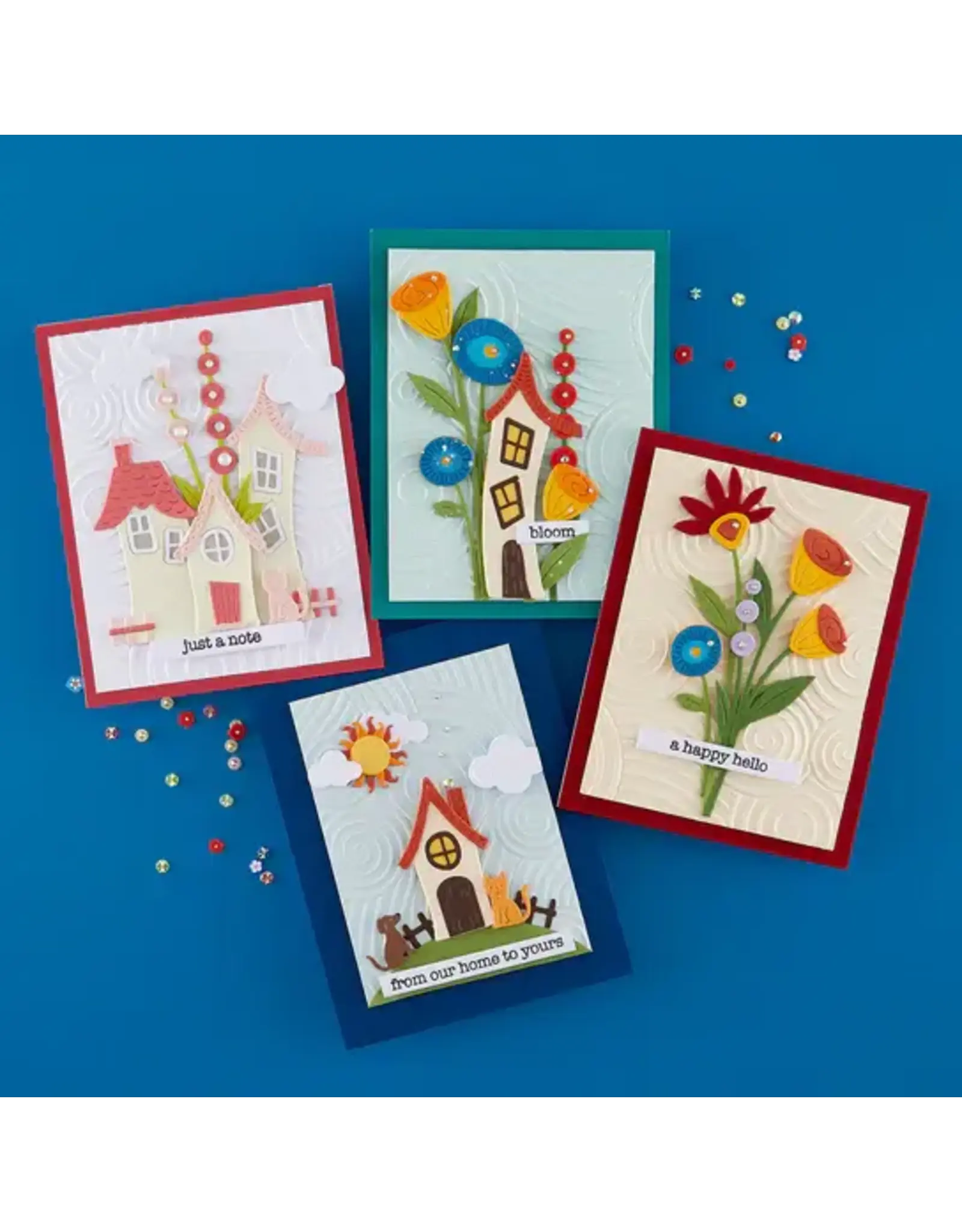 SPELLBINDERS SPELLBINDERS VICKY PAPAIOANNOU WHIMSICAL WISHES CLEAR STAMP SET