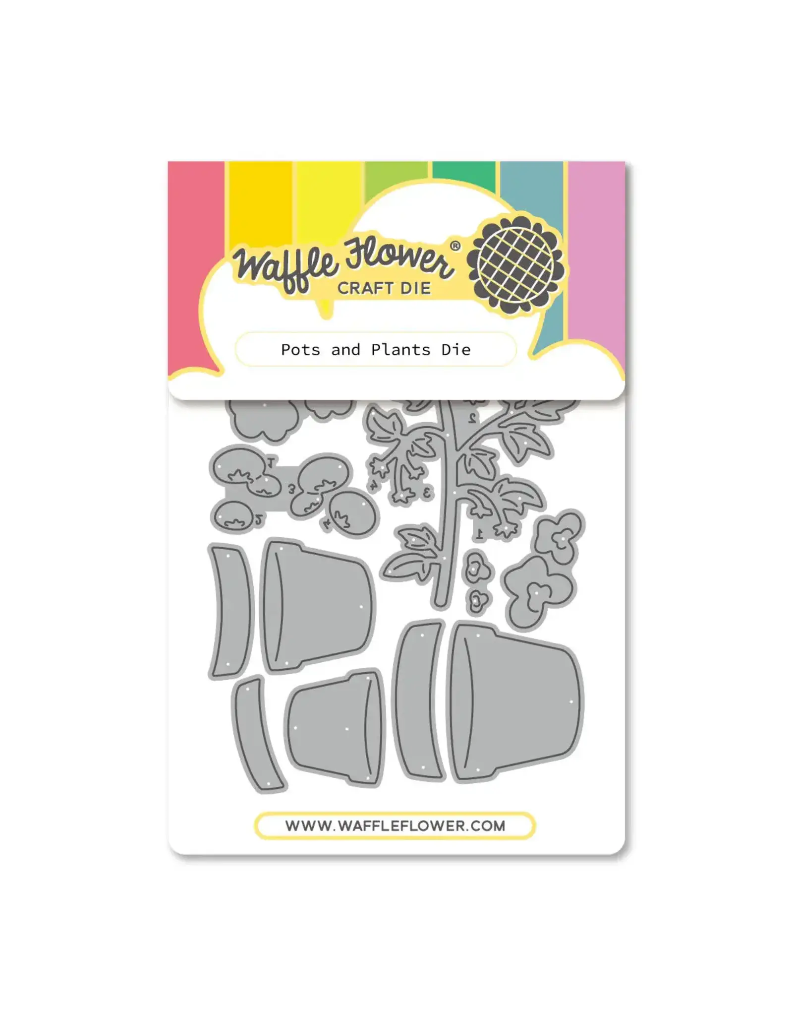 WAFFLE FLOWER WAFFLE FLOWER POTS AND PLANTS DIE SET