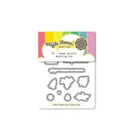 WAFFLE FLOWER WAFFLE FLOWER POSTAGE COLLAGE SEEDS DETAILS MATCHING DIE SET