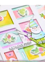 WAFFLE FLOWER WAFFLE FLOWER POSTAGE COLLAGE SEEDS DETAILS MATCHING DIE SET
