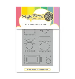WAFFLE FLOWER WAFFLE FLOWER POSTAGE COLLAGE SEEDS DETAILS DIE