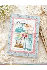 WAFFLE FLOWER WAFFLE FLOWER POSTAGE COLLAGE GARDEN SILHOUETTES CLEAR STAMP SET