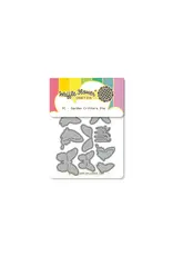WAFFLE FLOWER WAFFLE FLOWER POSTAGE COLLAGE GARDEN CRITTERS DIE SET