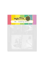 WAFFLE FLOWER WAFFLE FLOWER NPC GARDENING STENCIL SET