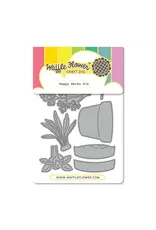 WAFFLE FLOWER WAFFLE FLOWER HAPPY HERBS DIE SET