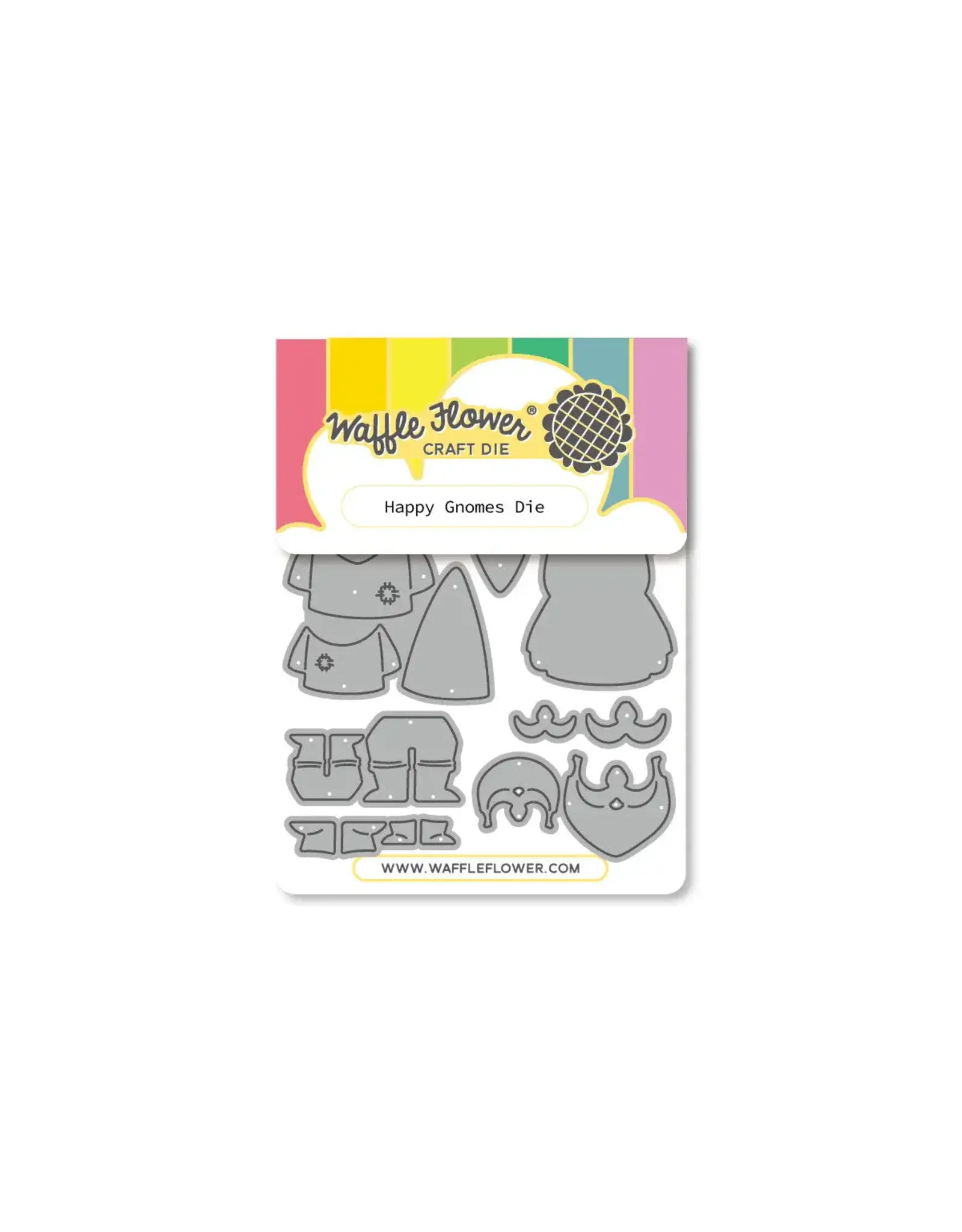 WAFFLE FLOWER WAFFLE FLOWER HAPPY GNOMES DIE SET