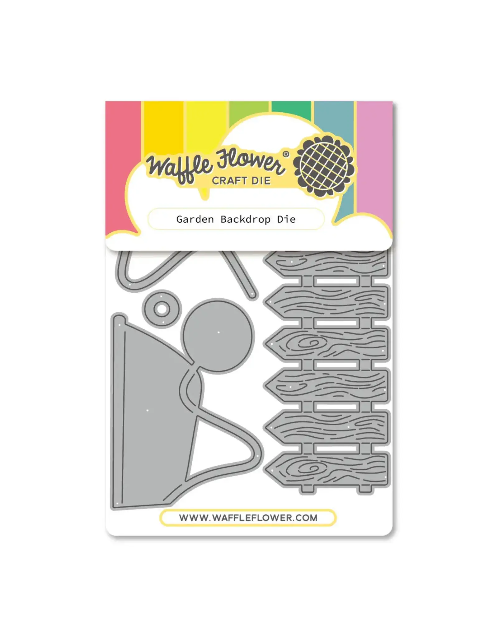 WAFFLE FLOWER WAFFLE FLOWER GARDEN BACKDROP DIE SET