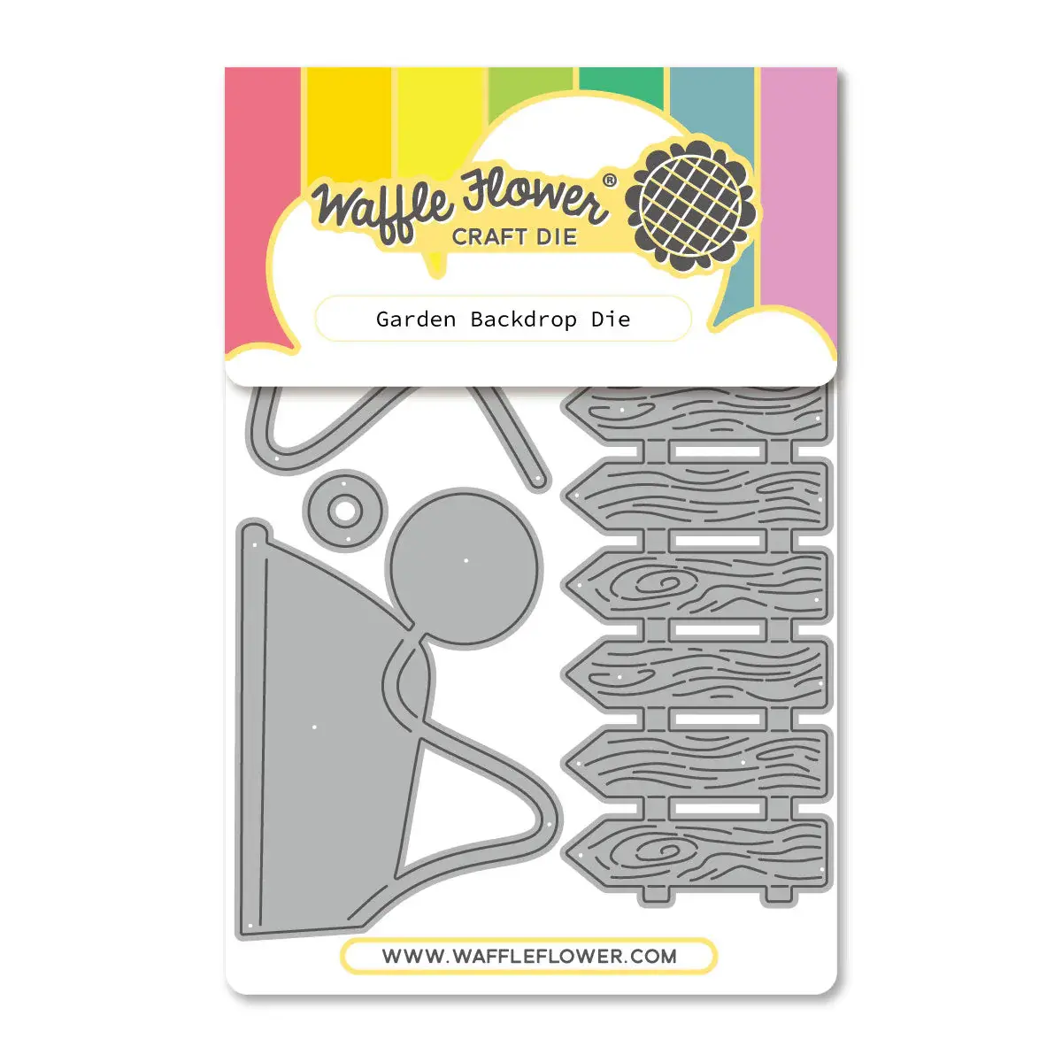 WAFFLE FLOWER WAFFLE FLOWER GARDEN BACKDROP DIE SET