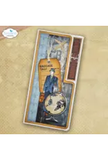 ELIZABETH CRAFT DESIGNS ELIZABETH CRAFT DESIGNS REST & RELAXATION LAYERED TAGS CLEAR STAMP AND DIE SET