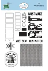 ELIZABETH CRAFT DESIGNS ELIZABETH CRAFT DESIGNS REST & RELAXATION ARTS & HOBBIES CLEAR STAMP SET