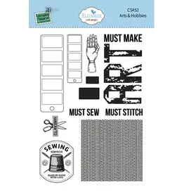 ELIZABETH CRAFT DESIGNS ELIZABETH CRAFT DESIGNS REST & RELAXATION ARTS & HOBBIES CLEAR STAMP SET